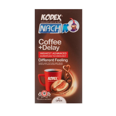 کاندوم تاخیری مدل Coffee Delay کدکس 12 عددی