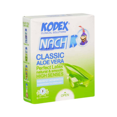 کاندوم ساده مدل Classic Aloevera کدکس 3 عددی