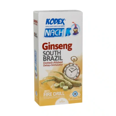 کاندوم تاخیری مدل Ginseng کدکس 12 عددی