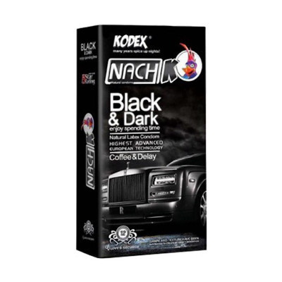 کاندوم مشکی مدل Black & Dark کدکس 12 عددی