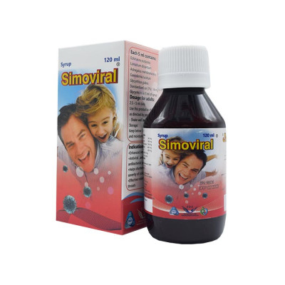 شربت سیموویرال سیمرغ دارو عطار 120 میلی لیتری