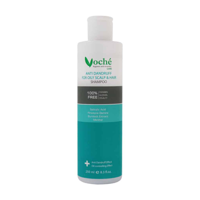 شامپو ضد شوره موهای چرب وچه 250 میلی لیتری