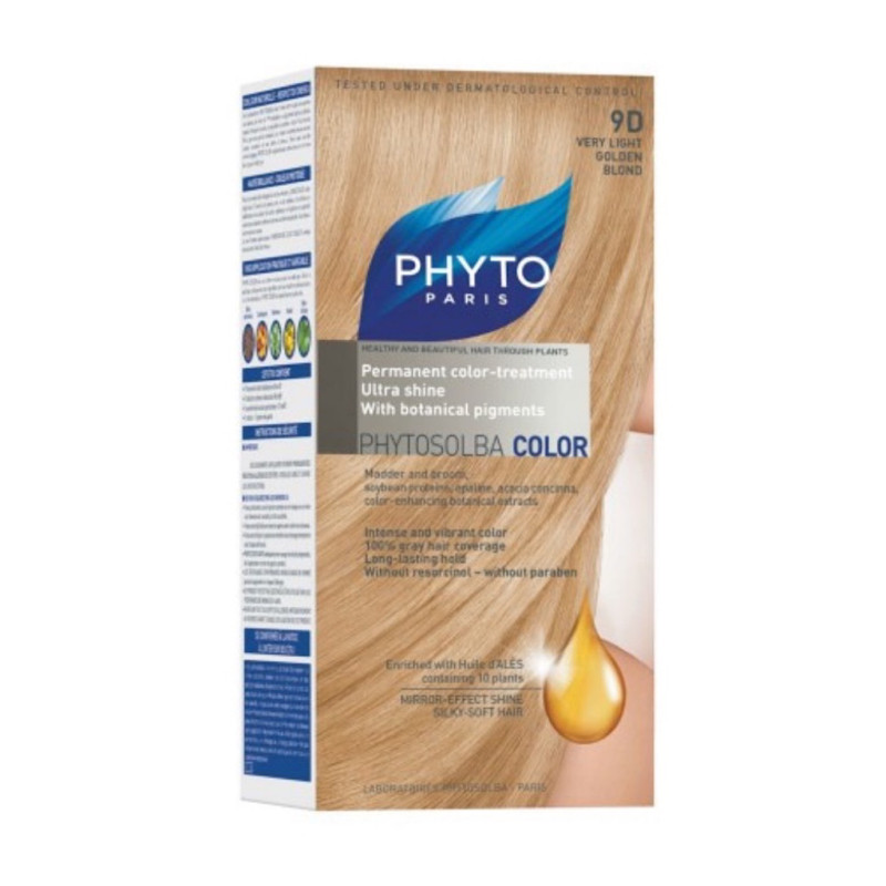 کیت رنگ موی بلوند طلایی خیلی روشن فیتو شماره 9D