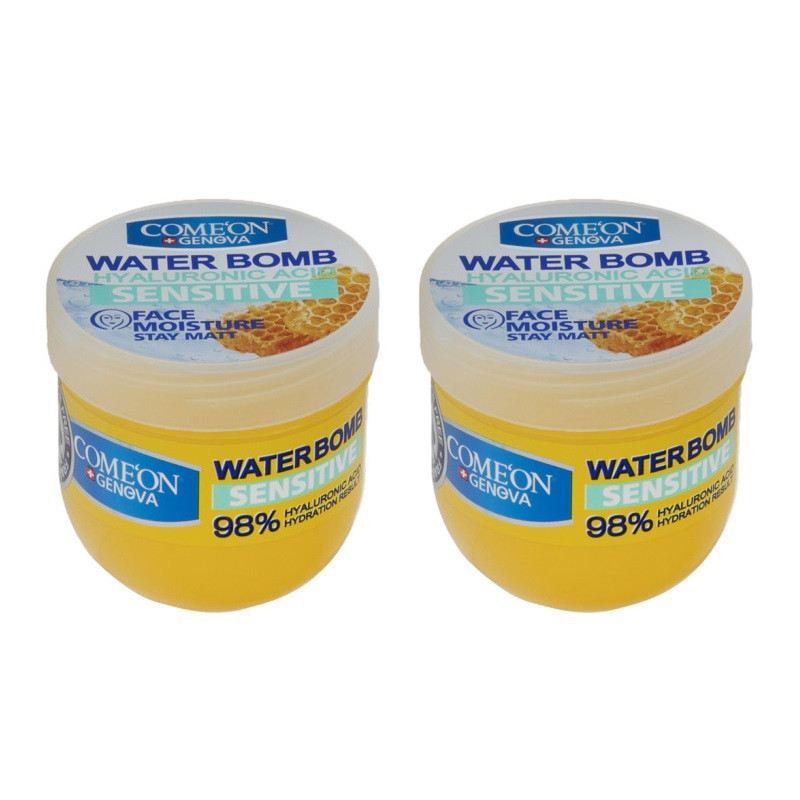 کرم مرطوب کننده پوست حساس حاوی عسل مدل Water Bomb کامان 200 میلی لیتری