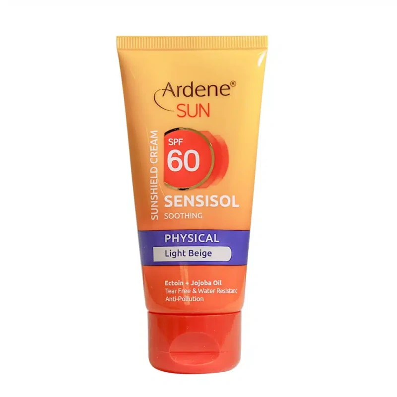 کرم ضد آفتاب بژ روشن پوست خشک و حساس SPF60 آردن ۵۰ گرمی