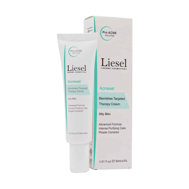 کرم ضد جوش پوست چرب مدل Acnesel لایسل 30 میلی لیتری