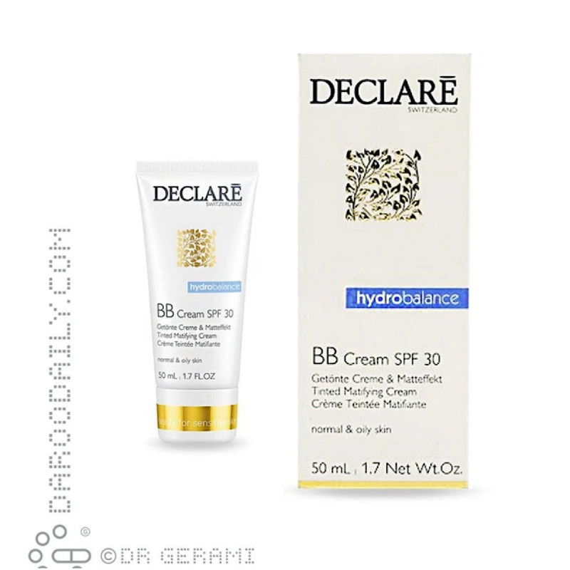 بی بی کرم مرطوب کننده رنگی پوست چرب SPF30 دکلره 50 میلی لیتری