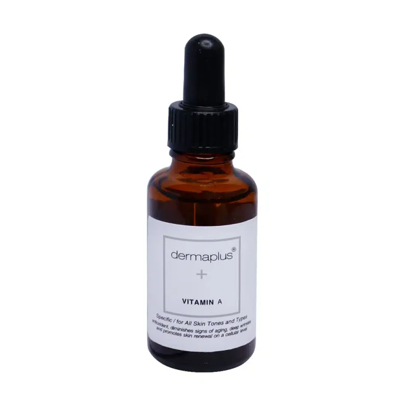 ژل مرطوب کننده و ترمیم کننده پوست حاوی ویتامین A درماپلاس ۳۰ میلی لیتری