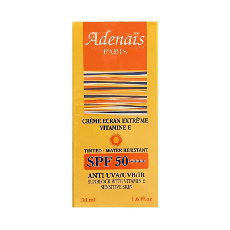 کرم ضد آفتاب پوست حساس مدل Ecran Extreme با SPF50 آدنایس 50 میلی لیتری