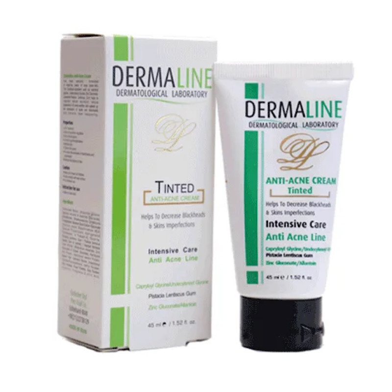 کرم ضد جوش رنگی درمالاین ۴۵ میلی لیتری