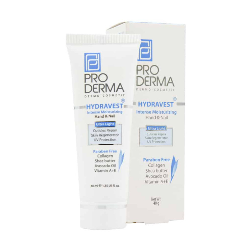 کرم مرطوب کننده دست و ناخن پرودرما 40 میلی لیتری