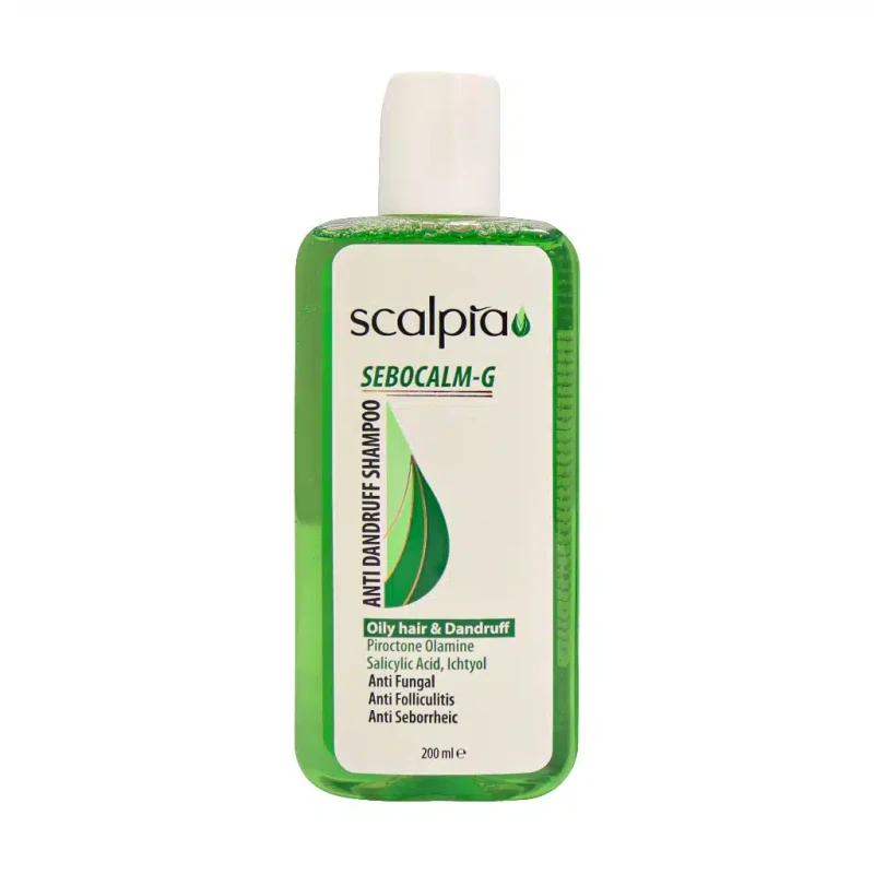 شامپو ضد شوره موهای چرب اسکالپیا 200 میلی لیتری