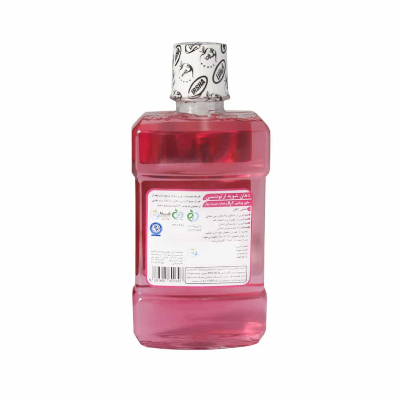 دهانشویه ارتودنسی آنتی پلاک ایرشا 250 میلی لیتری