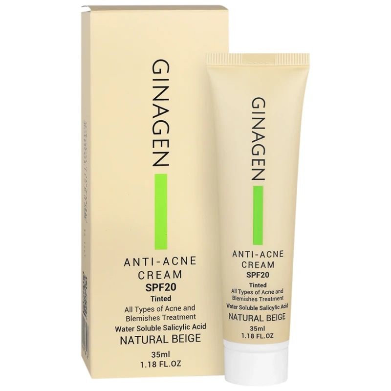 کرم ضد جوش بژ طبیعی ژیناژن 35 میلی لیتری