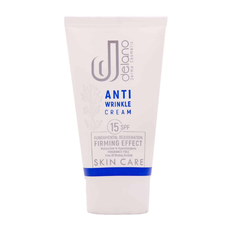 کرم ضد چروک پوست SPF15 دلانو 50 میلی لیتری