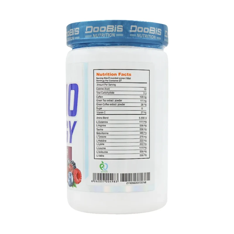 پودر آمینو انرژی توتی فروتی دوبیس 270 گرمی