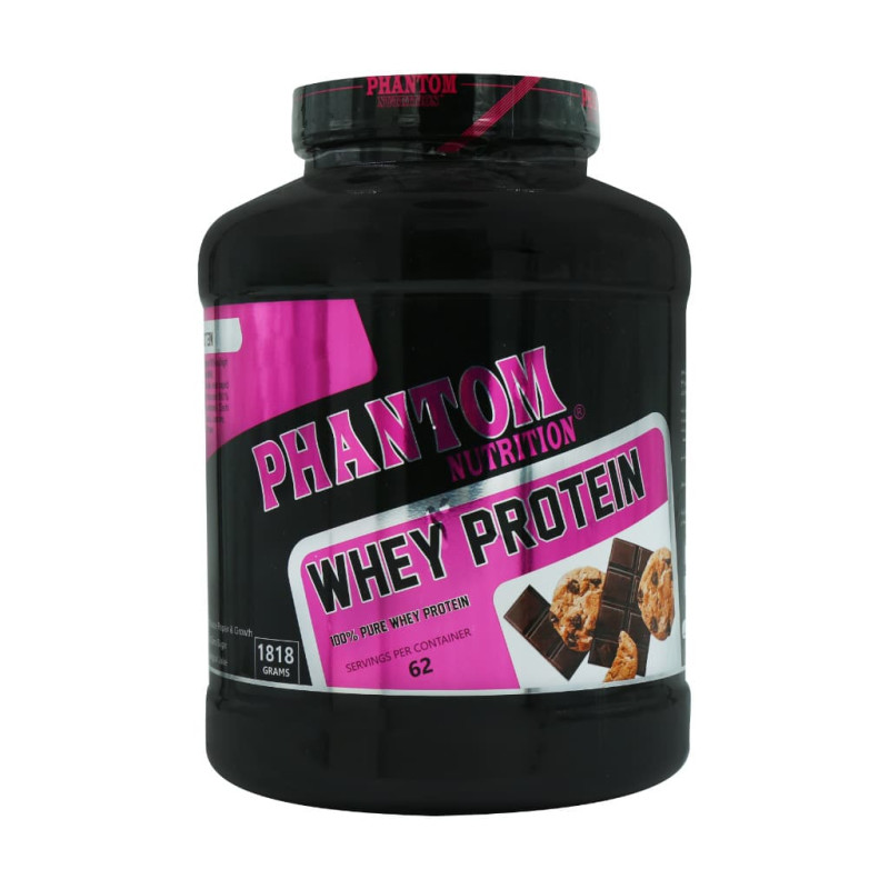 پودر پروتئین وی شکلاتی فانتوم نوتریشن 1818 گرمی