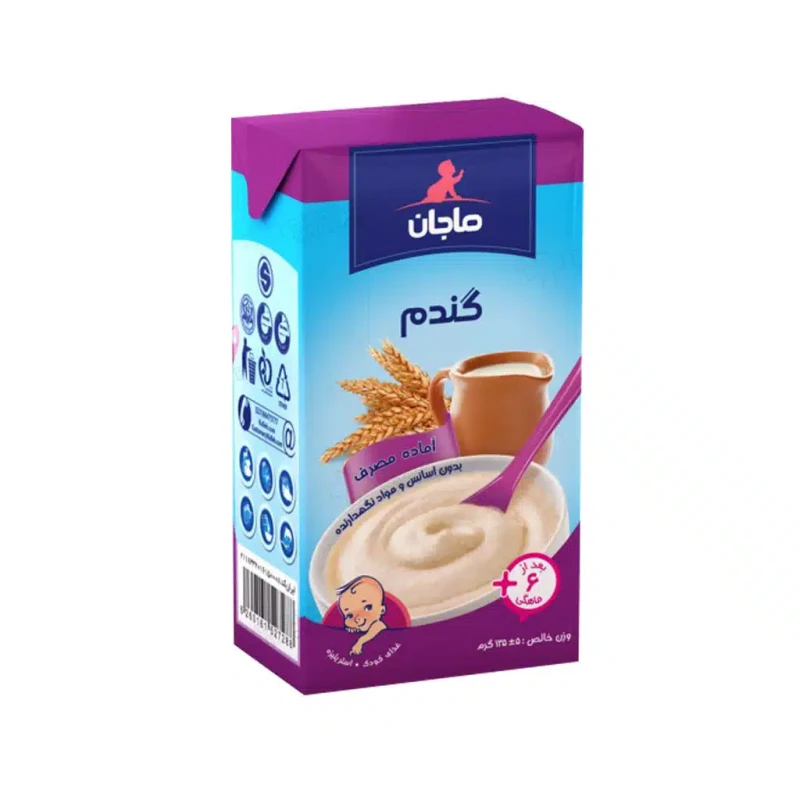 غذای کودک فرنی گندم ماجان کاله 135 گرمی