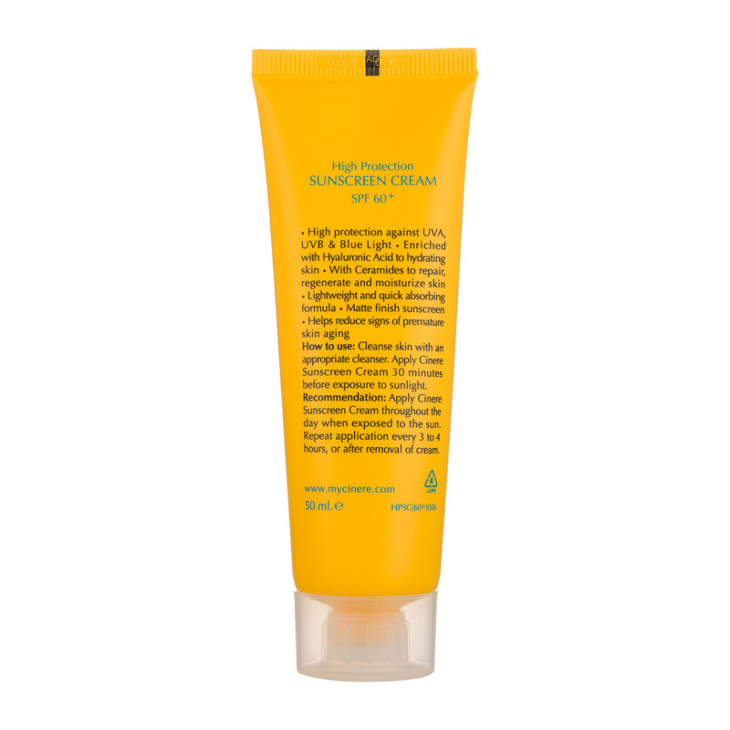 کرم ضد آفتاب بی رنگ پوست خشک SPF60 سینره 40 میلی لیتری