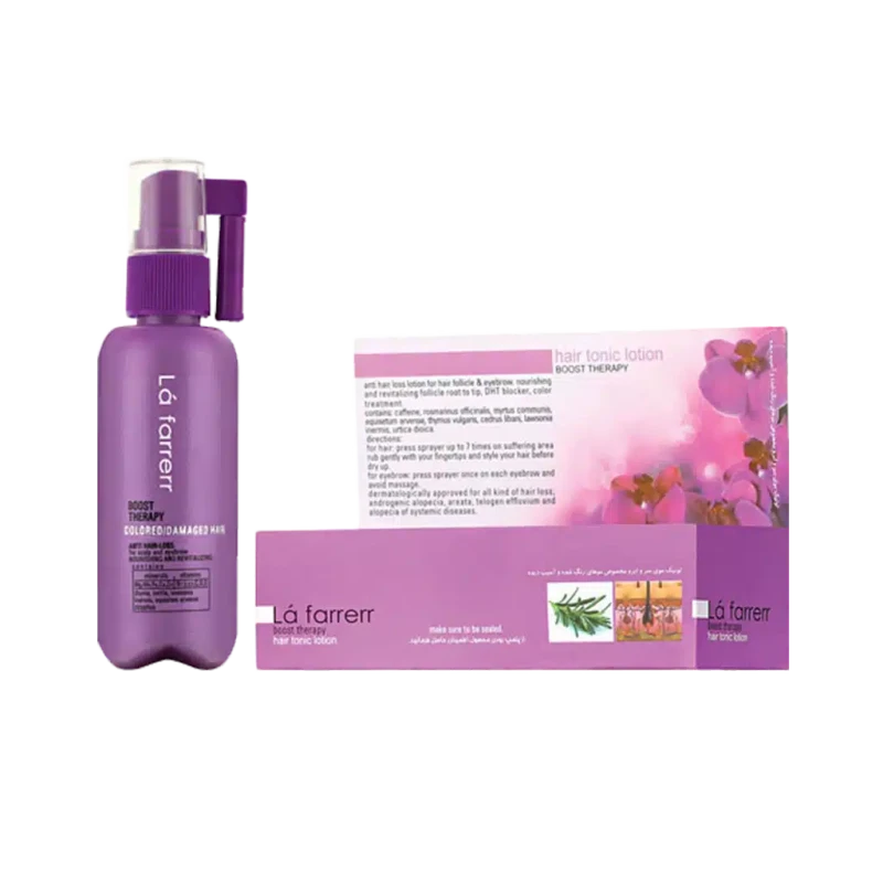 تونیک ضد ریزش مو و ابرو رنگ شده لافارر ۶۰ میلی لیتری