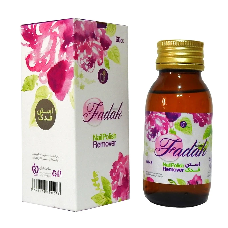 محلول لاک پاک کن معطر فدک 60 میلی لیتری