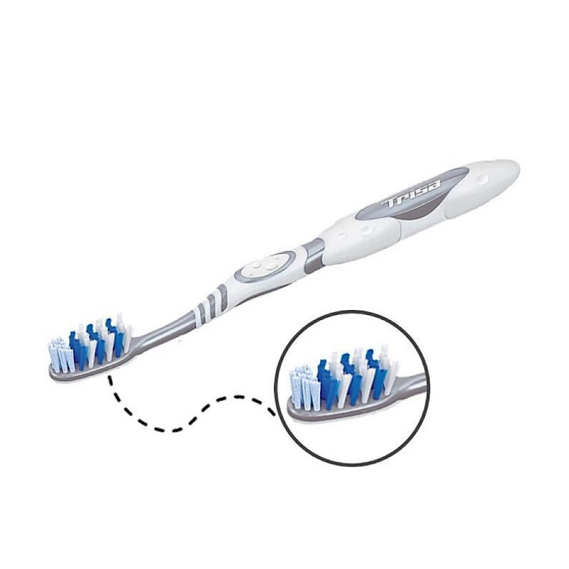 مسواک بزرگسال برس متوسط مدل Extra White تریزا