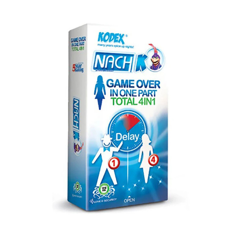 کاندوم مدل Game Over Total 4in1 کدکس 12 عددی
