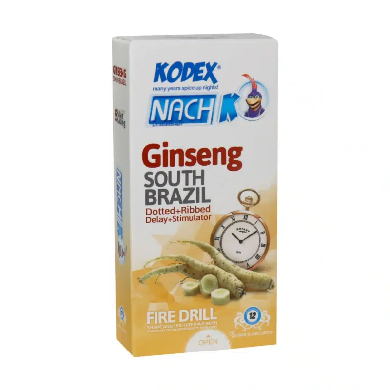 کاندوم تاخیری مدل Ginseng کدکس 12 عددی