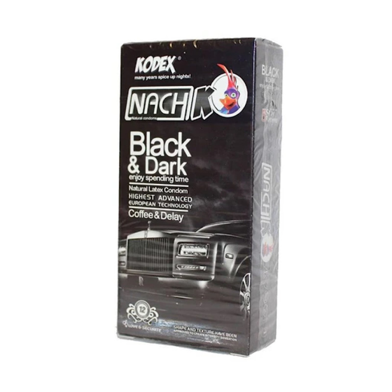 کاندوم مشکی مدل Black & Dark کدکس 12 عددی
