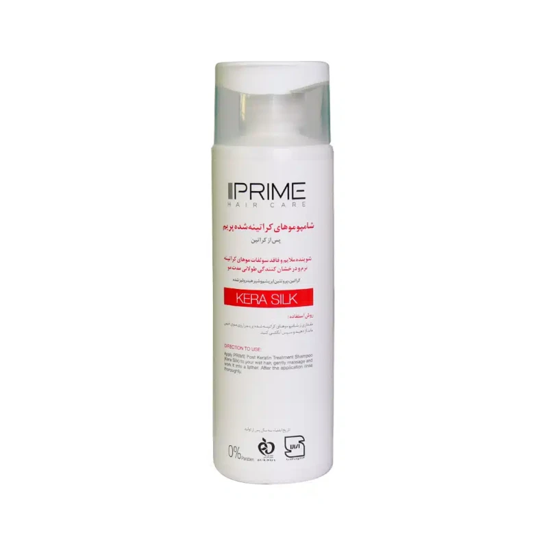 شامپو موهای کراتینه شده مدل +K پریم 250 میلی لیتری