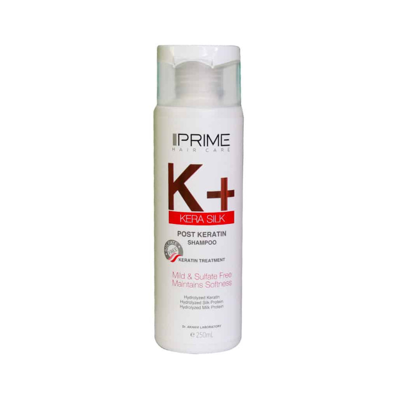 شامپو موهای کراتینه شده مدل +K پریم 250 میلی لیتری