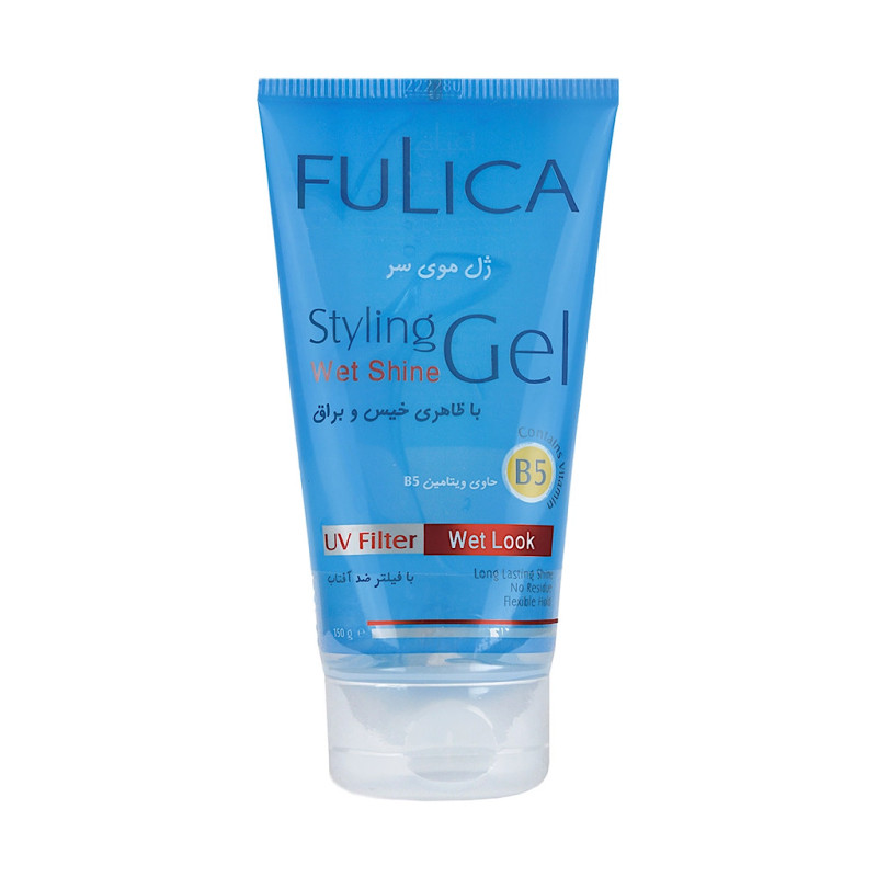 ژل حالت دهنده مو با ظاهر خیس و براق فولیکا 150 میلی لیتری