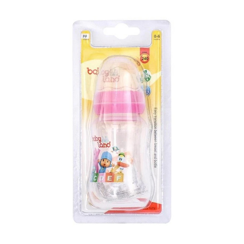 شیشه شیر کلاسیک فندقی بی بی لند 150 میلی لیتری کد 240