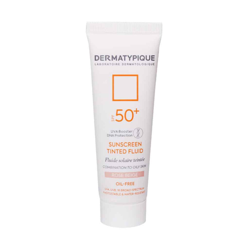 فلویید ضد آفتاب رز بژ پوست چرب +SPF50 درماتیپیک 50 میلی لیتری