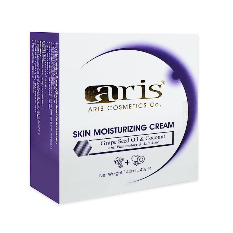 کرم مرطوب کننده و ضد التهاب پوست چرب آریس 140 میلی لیتری