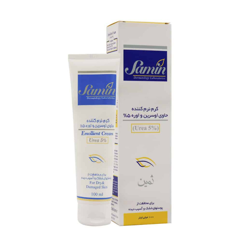 کرم نرم کننده اوسرین و اوره 5 درصد ثمین ۱۰۰ میلی لیتری