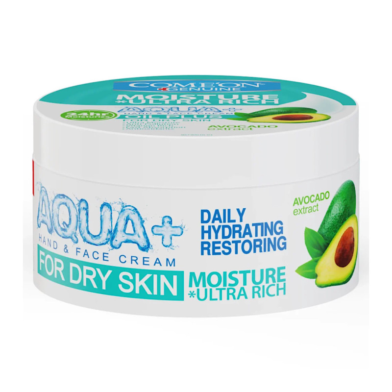 کرم مرطوب کننده پوست خشک حاوی آووکادو کامان 240 میلی لیتری