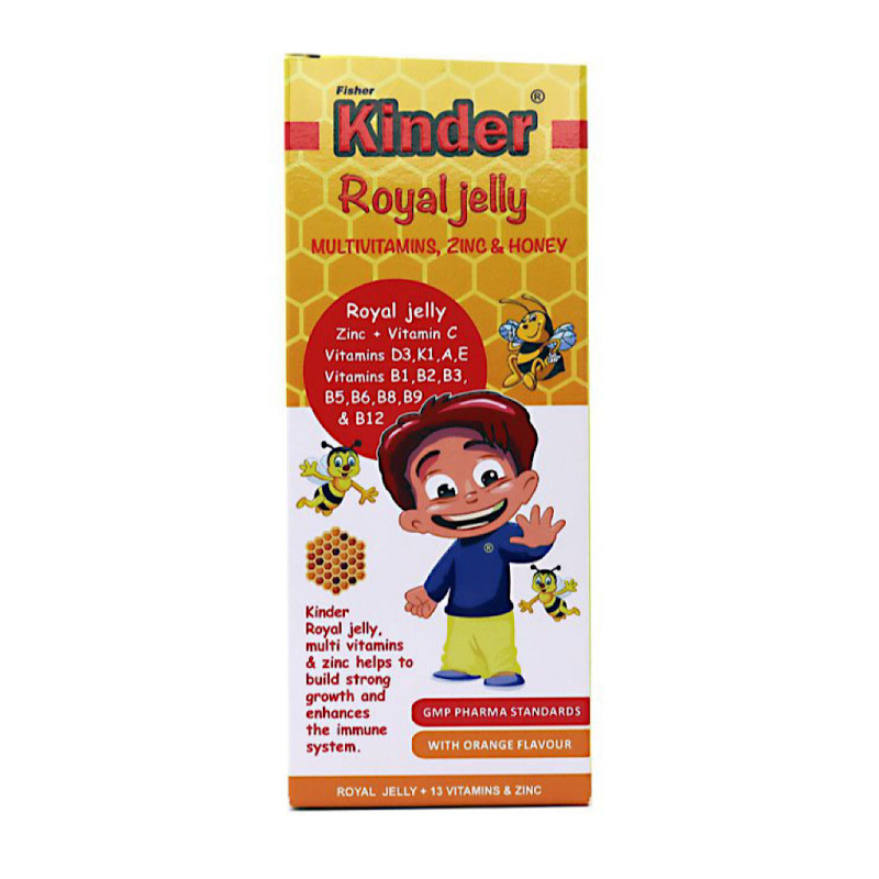 شربت رویال ژلی فیشر کیندر 150 میلی لیتری