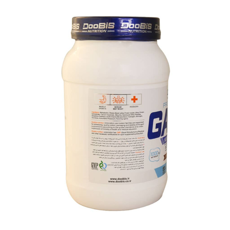 پودر گینر شکلاتی پرو کمپلکس دوبیس ۱۰۰۰ گرمی