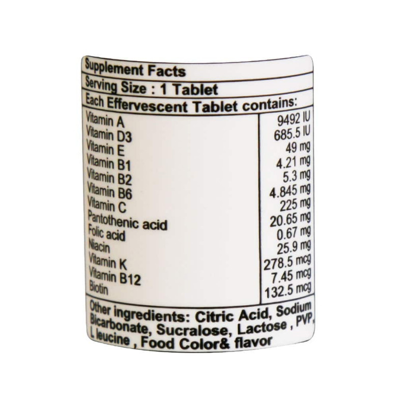 قرص جوشان مولتی ویتامین فلکسان فیشر 20 عددی