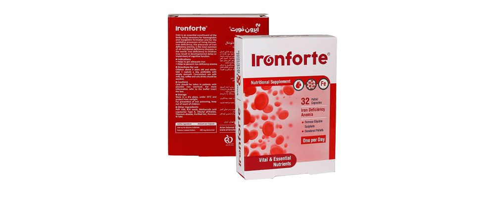 آیرون فورت: مکملی برای مقابله با کمبود آهن و کمخونی