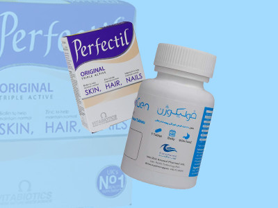 قرص فولیکوژن یا پرفکتیل؟ نکاتی که متخصصان پوست و مو می‌دانند