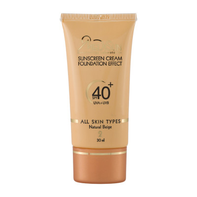 ضدآفتاب کرم پودری کد 2 بژ طبیعی +SPF40 مناسب انواع پوست مدیسان 30 میلی‌لیتر Medisun