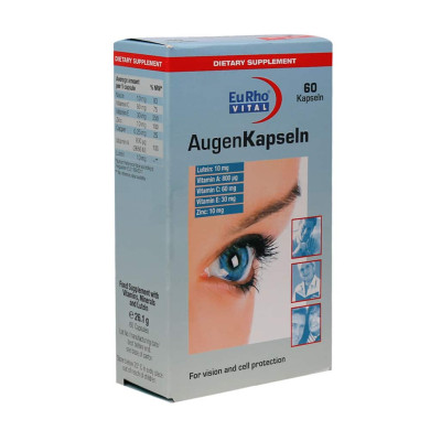 کپسول چشم اوژن یوروویتال 60 عددی