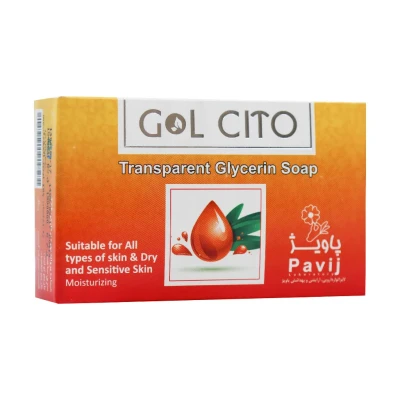 صابون گلیسیرینه نیمه شفاف گل سیتو پاویژ 100 گرمی