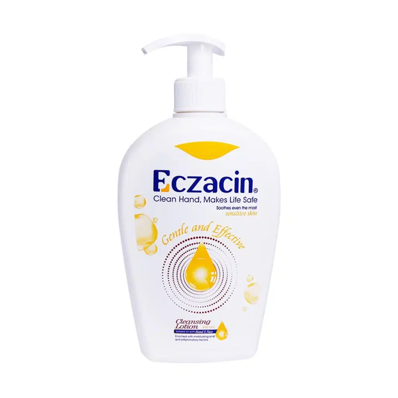 لوسیون شوینده دست و صورت اگزاسین 400 میلی لیتری
