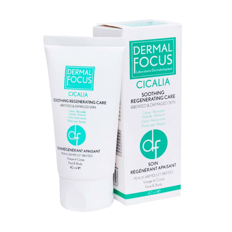 کرم ترمیم کننده پوست آسیب دیده مدل Cicalia درمال فوکوس 40 میلی لیتری