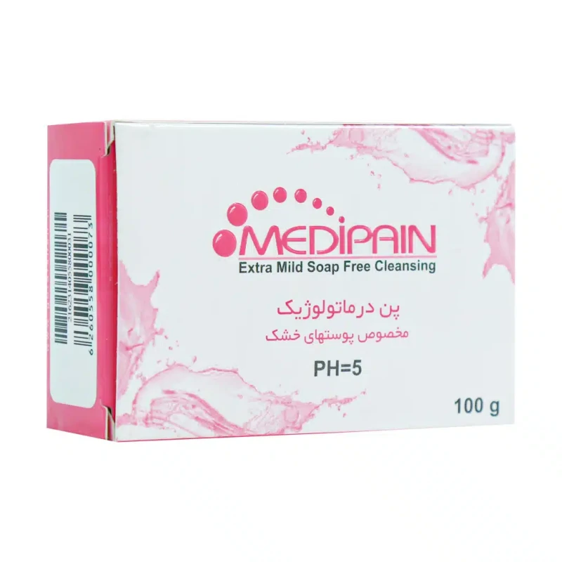 پن درماتولوژیک پوست‌ خشک و حساس مدیپن 100 گرمی