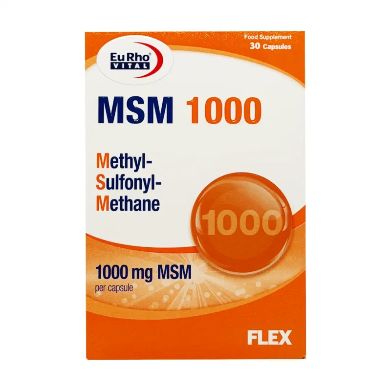 کپسول ام اس ام 1000 یوروویتال بسته 30 عددی