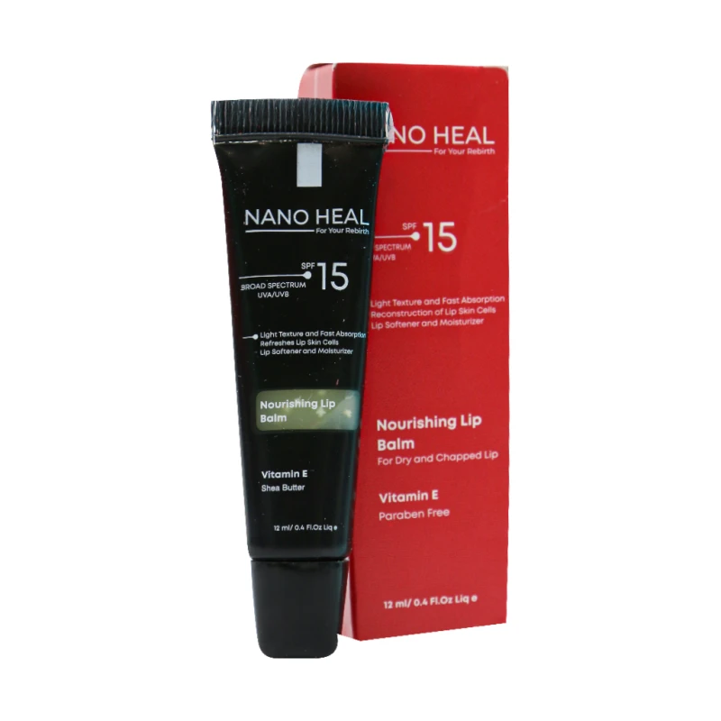 بالم لب مغذی SPF15 نانوهیل 12 میلی لیتر